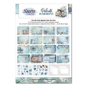 3Quarter Designs - Delicate Harmony 6" x 4" Card Pack