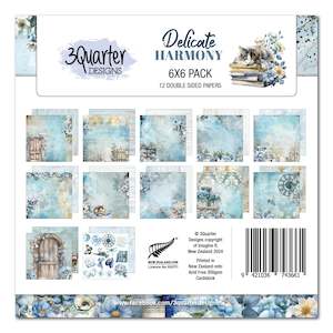 3Quarter Designs - Delicate Harmony 6"x6" Collection