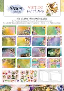 3Quarter Designs - Visiting Fairyland 6" x 4" Card Pack