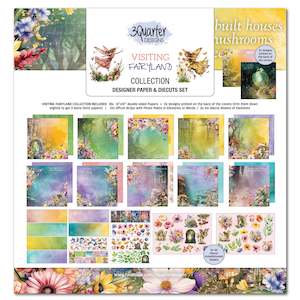 3Quarter Designs - Visiting Fairyland 12"x12" Collection