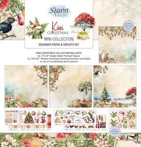 3Quarter Designs - Kiwi Christmas 12"x12" Mini Collection