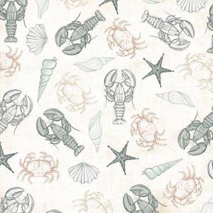 Kaisercraft : P2847 - Uncharted Waters 12x12 Scrapbook Paper - Oceanic