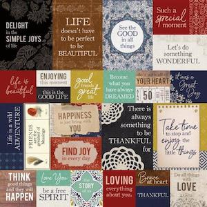 Kaisercraft : P2872 - Grand Bazaar 12x12 Scrapbook Paper - Free Spirited