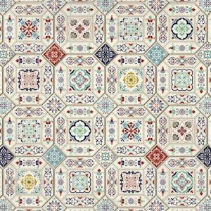 Artist supply: Kaisercraft : P2867 - Grand Bazaar 12x12 Scrapbook Paper - Ceramic Tiles