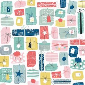 Artist supply: Kaisercraft : P2896 - Oh Happy Day! 12x12 Scrapbook Paper - Wrapped Up