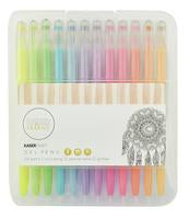 CL101 - Kaisercraft Gel Pen Box 24 - 12 Pastel & 12 Glitter Colours