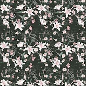 Kaisercraft : P2887 - Lily & Moss 12x12 Scrapbook Paper - Flora