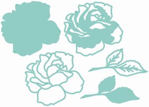 Artist supply: DD823 : Decorative Die - Layered Rose