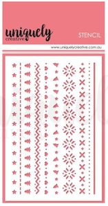 Christmas Pattern Stencil (Santa Paws)