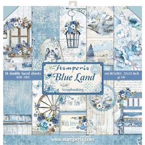 Artist supply: Stamperia Blue Land Paper Pad