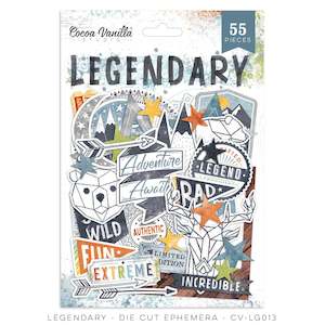 Artist supply: Coco Vanilla : CV-LG013 - Legendary   œDie Cut Ephemera �