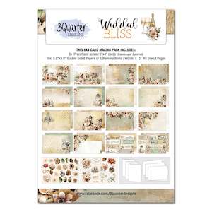 3Quarter Designs - Wedded Bliss 6" x 4" Card Pack