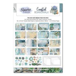 3Quarter Designs - Coastal Boardwalk 6" x 4" Card Pack