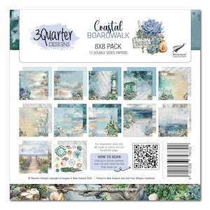 3Quarter Designs - Coastal Boardwalk 8"x8" Collection