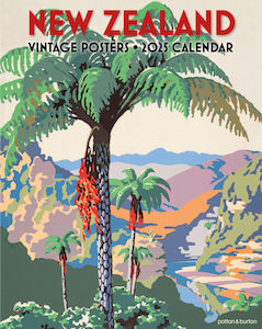 2025 New Zealand Vintage Posters Calendar, small