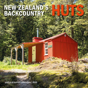 Products: 2025 New Zealand’s Backcountry Huts Calendar