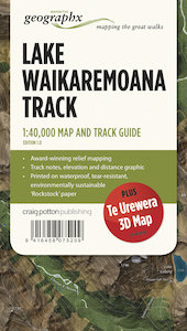 Geographx Maps: Lake Waikaremoana Track Map