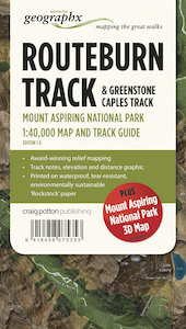 Geographx Maps: Routeburn Track Map