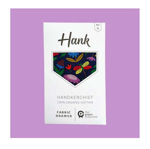 Hank - 9. Meadow by Beck of Fabric Drawer - Organic Cotton Handkerchief