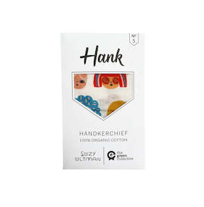 Art gallery: Hank - 5. Friends Parade by Suzy Ultman - Organic Cotton Handkerchief