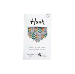 Hank - 3. Joy by Elizabeth Olwen - Organic Cotton Handkerchief