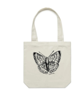 Pepe Para Riki / Copper Butterfly Tote Bag