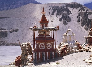 Chortens, Tangbe, Mustang