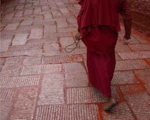 Tibetan Monk, Derge Parkhang Printworks I