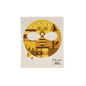 Art gallery: Swedish Dishcloth SPRUCE - Bee - Design by Greg Straight