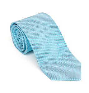 Aqua Grenadine Silk Tie