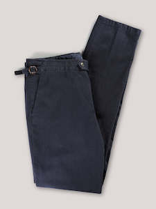 Christian Kimber Italian Melange Chino - Navy