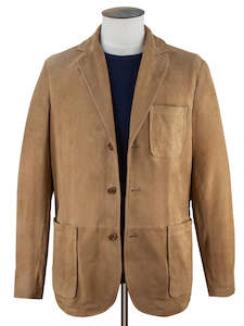 Walnut Suede Patch Pocket Jacket