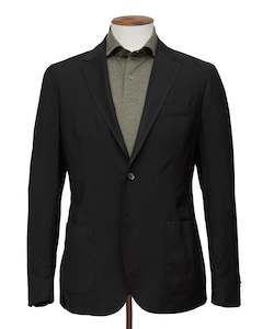 Black Wool Mohair Suit