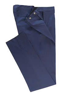 Orta Trouser - Berry Blue Cotton Stretch