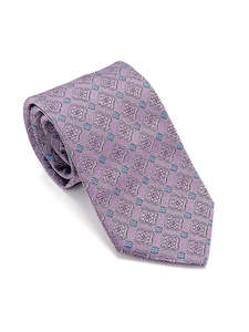 Lavender Motif Tie