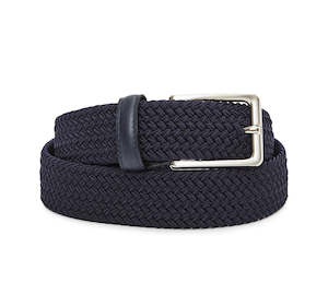 Clothing: Navy Fine Webbing Belt