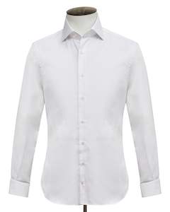 Aldgate Cutaway Collar White Slim Shirt