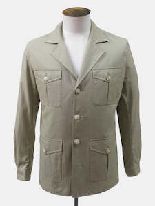 Clothing: Sage Cotton Drill Field Shacket