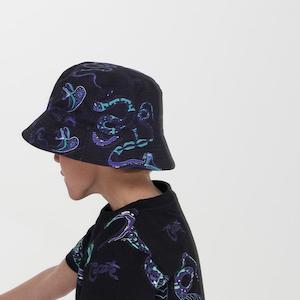 CRATE REVERSIBLE KIDS CHAINED SNAKE BUCKET HAT