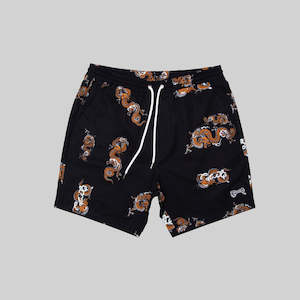 Clothing: MEN’S DRAGON GANG SWIM SHORTS