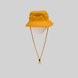 Clothing: Unisex Scripted Bucket Hat Yellow