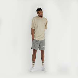 Men's Basic Script Mesh Shorts