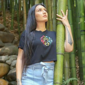 Women's tshirt: Kotahi Aroha - Women's Crop top.