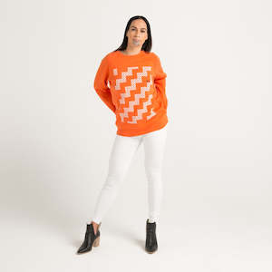 Wahine Jersey: Poutama - Orange