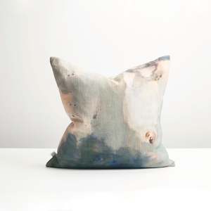 Cushions + Throws: Cosmic Ocean Linen Cushion