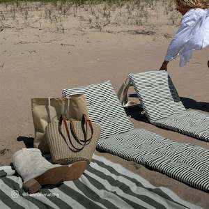 Reclining Beach Chair - Vacay Olive