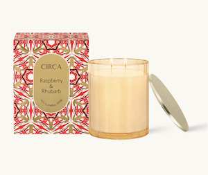 Circa Christmas Candle 350g - Raspberry & Rhubarb