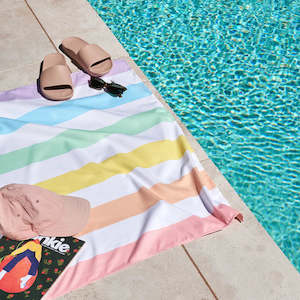 Dock Bay: Beach Towel - Unicorn Waves