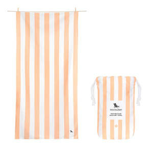 Positano Peach Beach Towel