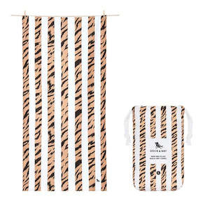 Fierce Tiger Large Beach Towel